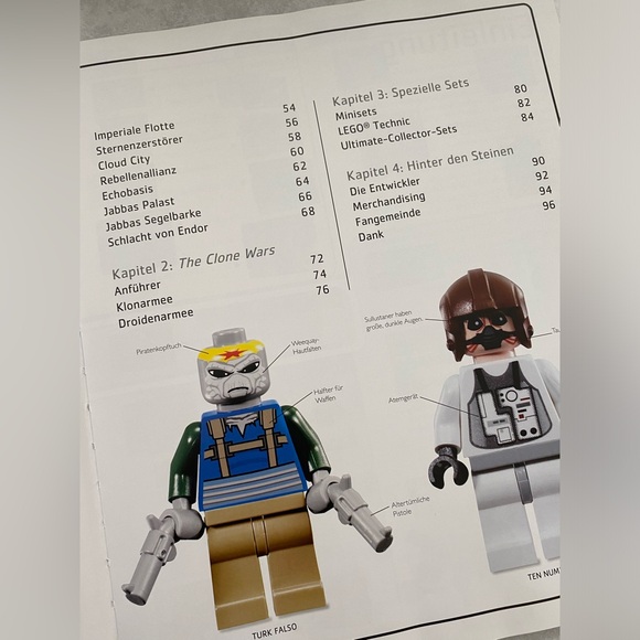 German language Lego Star Wars book (no mini-fig) - Picture 3 of 6